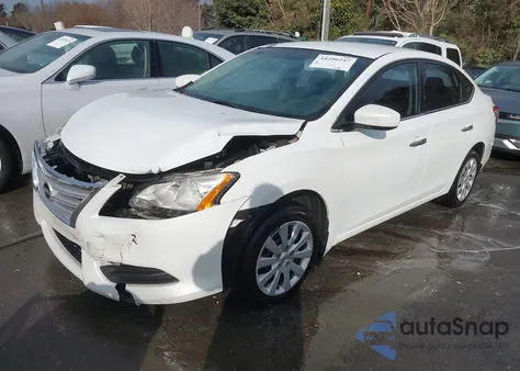 2014 Nissan Sentra Sv z USA, uszkodzony, nr VIN 3N1AB7AP1EY320897